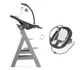 Balanosoar 2 in 1 Hauck Alpha Bouncer Deluxe Melange Gri foto