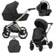 Carucior 2 in 1 Kunert Brav Negru foto