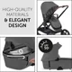 Коляска 2 в 1 Hauck Walk N Care Air Set Серый foto