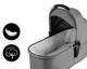 Carucior 3 in 1 Hauck Shop N Care Trioset Gri foto