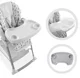 Scaun de masa 3 in 1 Hauck Sit N Relax Nordic Gri foto