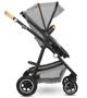 Carucior 2 in 1 Lionelo Amber Stone Gri foto