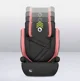 Автокресло Lionelo Isofix Hugo Черно/Розовое foto
