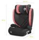 Автокресло Lionelo Isofix Hugo Черно/Розовое foto