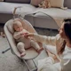 Детские качели Lionelo Rio Бежевые foto