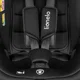 Автокресло Lionelo Bastiaan Isofix, 0–36 кг, Чёрное foto