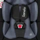 Автолюлька Lionelo Isofix Astrid с базой, 0-13 кг, Серый foto