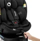 Автокресло Lionelo Isofix Navy Onyx, вращающееся 360° Черное foto