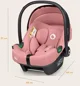 Автокресло Lionelo Astrid I‑Size, 0‑13 кг Розовое foto
