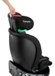 Scaun auto Lionelo Isofix Navy, rotativ 360, 0-36 kg Rosu foto