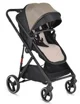 Carucior transformabil 3 in 1 Moni Marbella Nougat cu scoica foto
