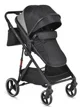 Carucior transformabil 3 in 1 Moni Marbella Negru foto