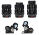 Автокресло Moni Isofix Colonel, 0-36 кг, Серый foto