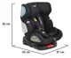 Автокресло Moni Isofix Colonel, 0-36 кг, Серый foto