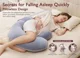 Perna pentru gravide Momcozy in forma F Velvet Grey foto
