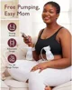 Бюстгальтер для сцеживания без рук Momcozy Black, размер XXL foto