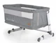 Кроватка co-sleeper 2 в 1 Moni Day n Night с манежем Серый foto