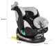 Автокресло Moni Isofix Serengeti Серый, 0-36 кг foto
