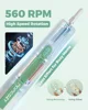 Set pentru curatarea biberoanelor 7 in 1 cu perie electrica Momcozy Green foto