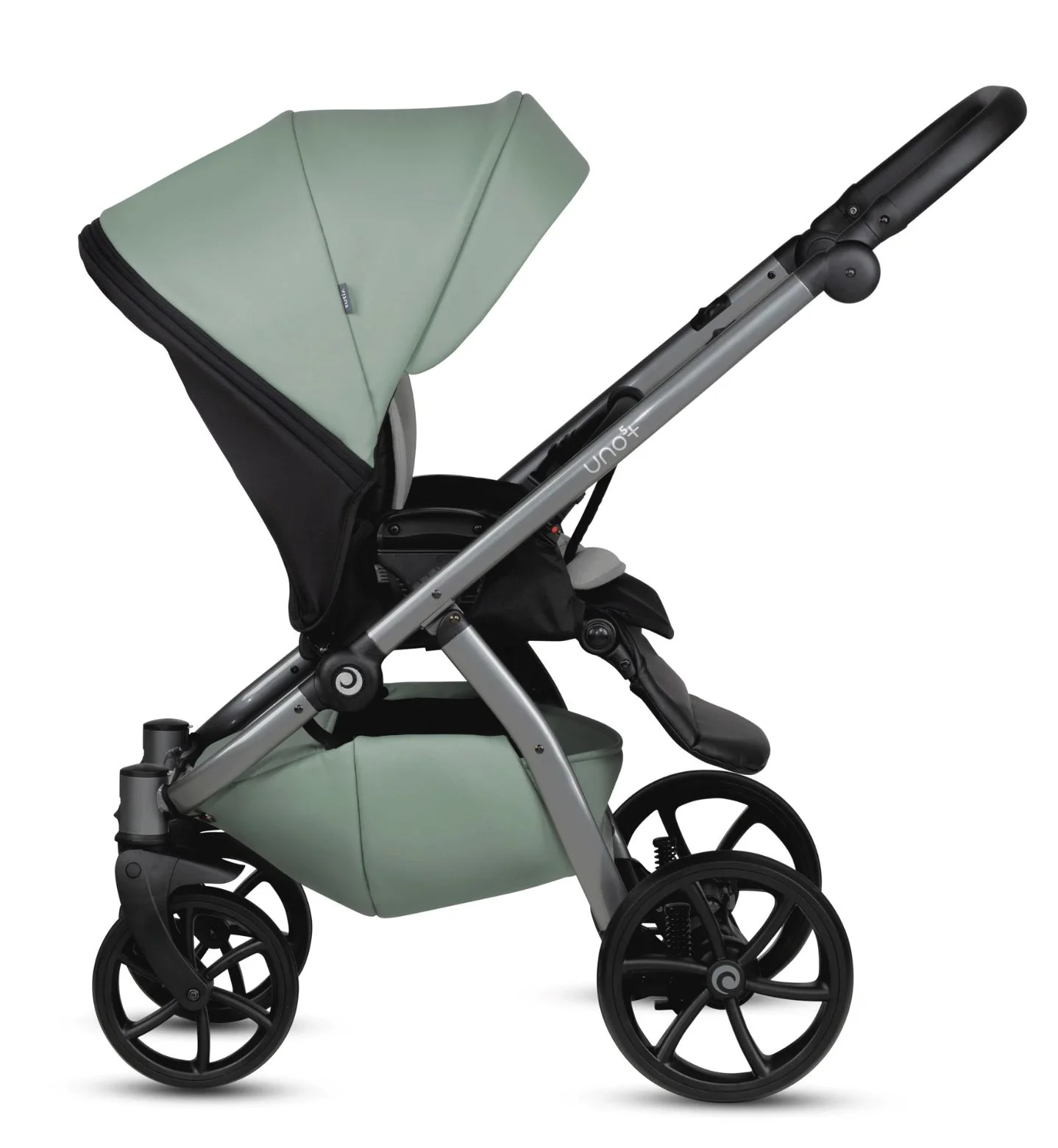 Carucior 2 in 1 Tutis Uno 5+ Leather Sage foto