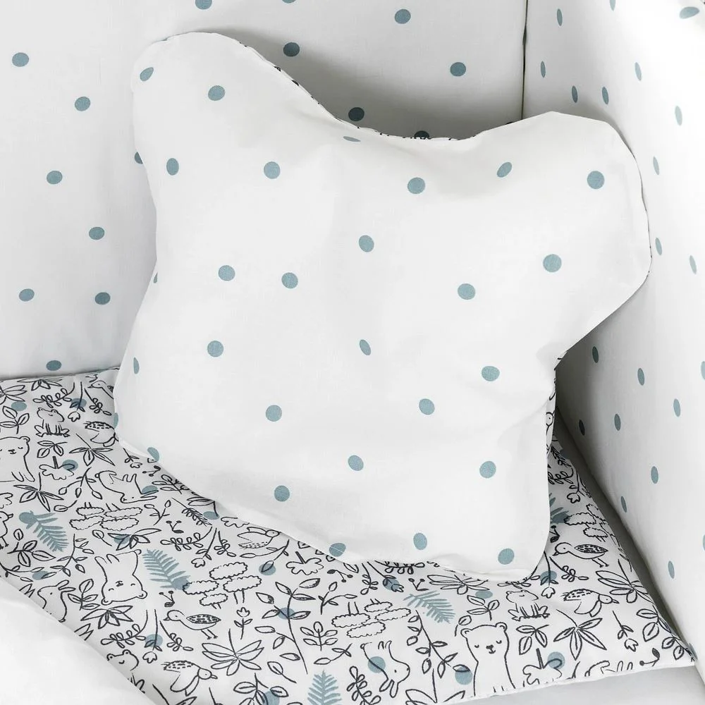 Комплект постельного белья Pernamea Lovely Giraffe для детской кроватки (8 предметов), 120x60 см foto