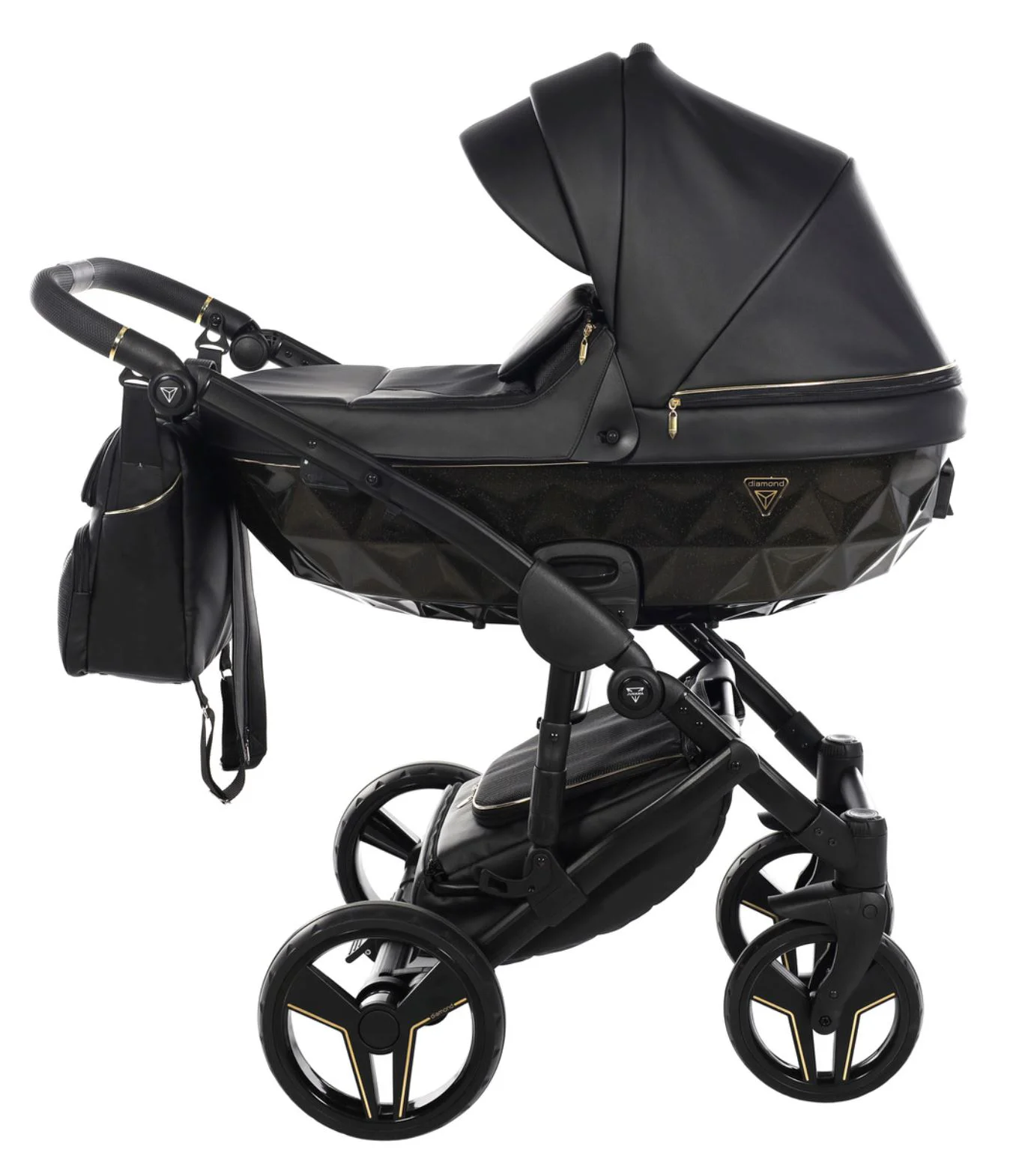 Carucior 2 in 1 Junama S-Class 07 Negru foto