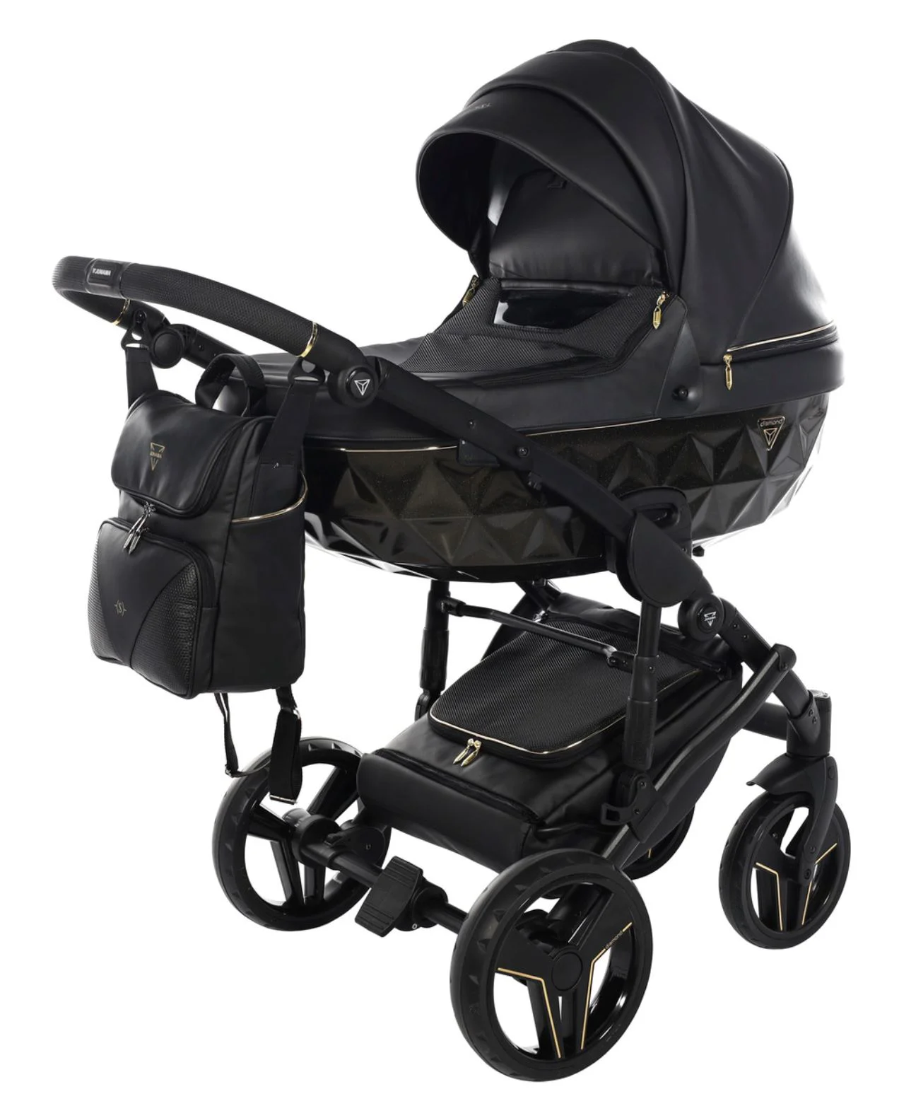 Carucior 2 in 1 Junama S-Class 07 Negru foto