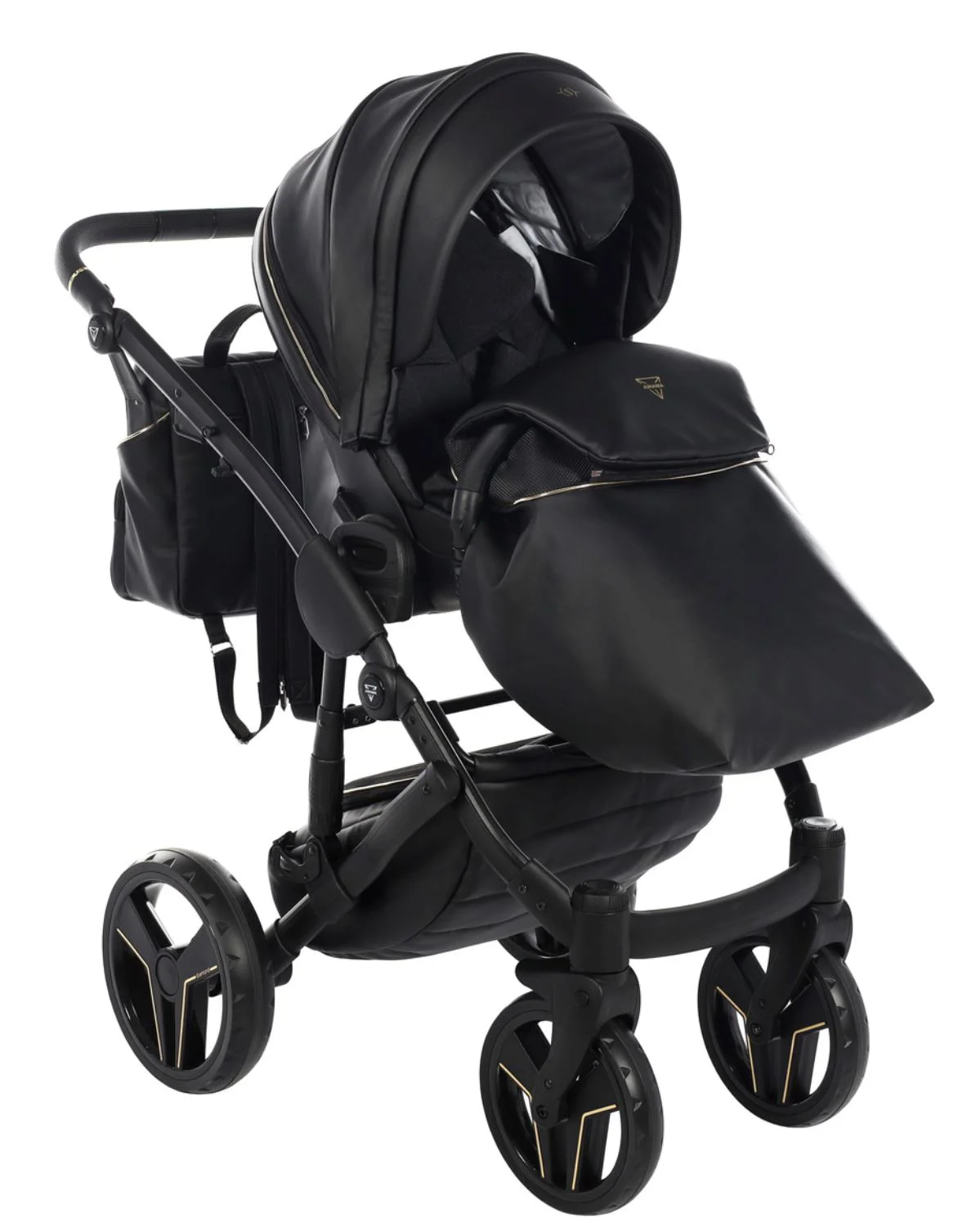 Carucior 2 in 1 Junama S-Class 07 Negru foto