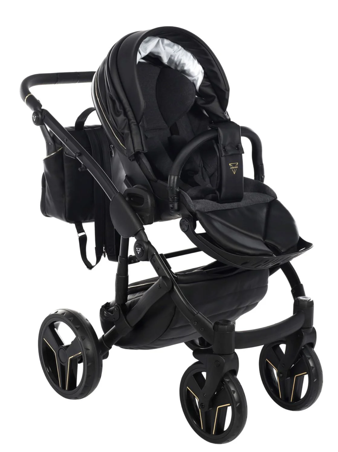Carucior 2 in 1 Junama S-Class 07 Negru foto