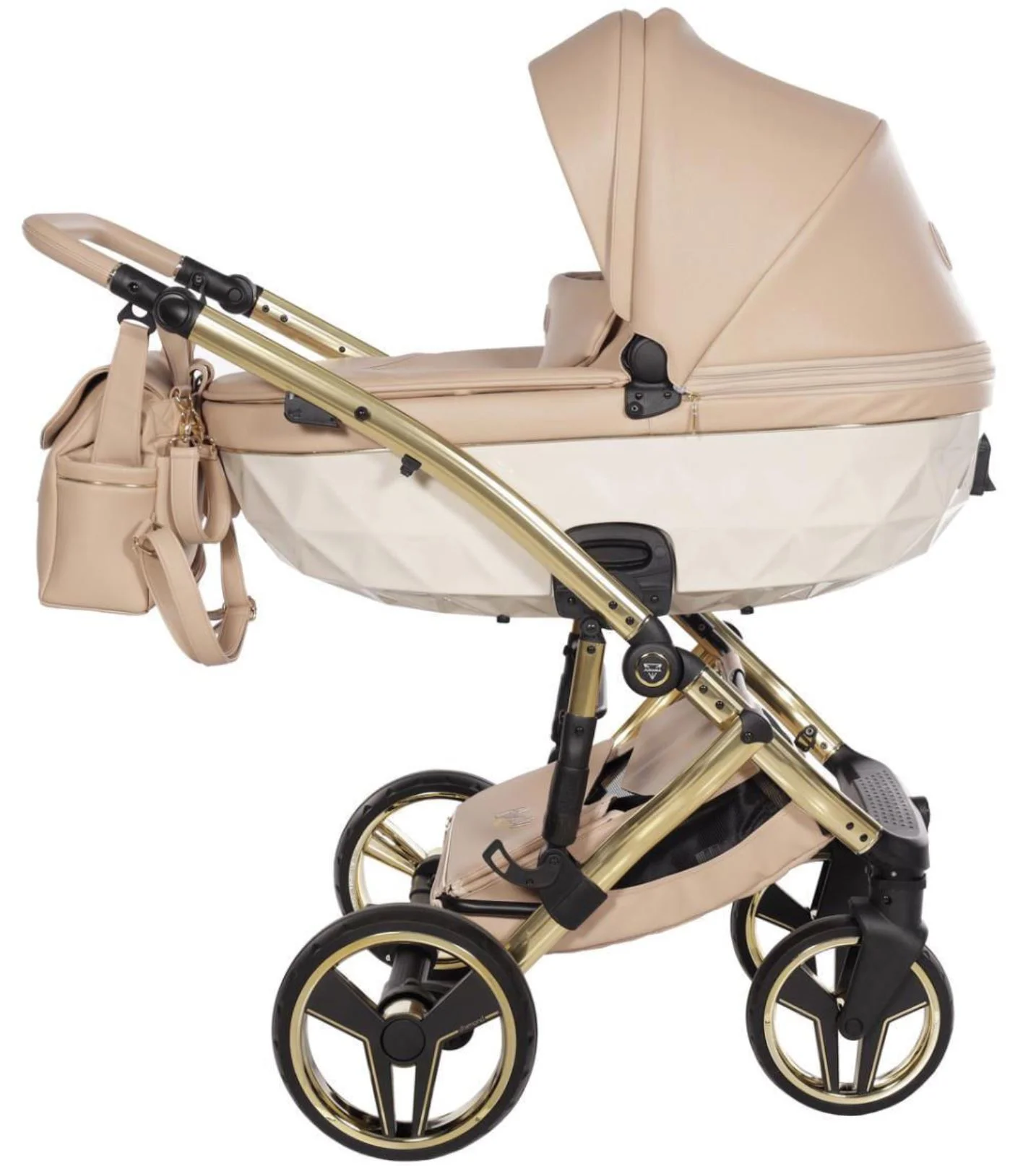 Carucior 2 in 1 Junama Candy Premium Bej foto