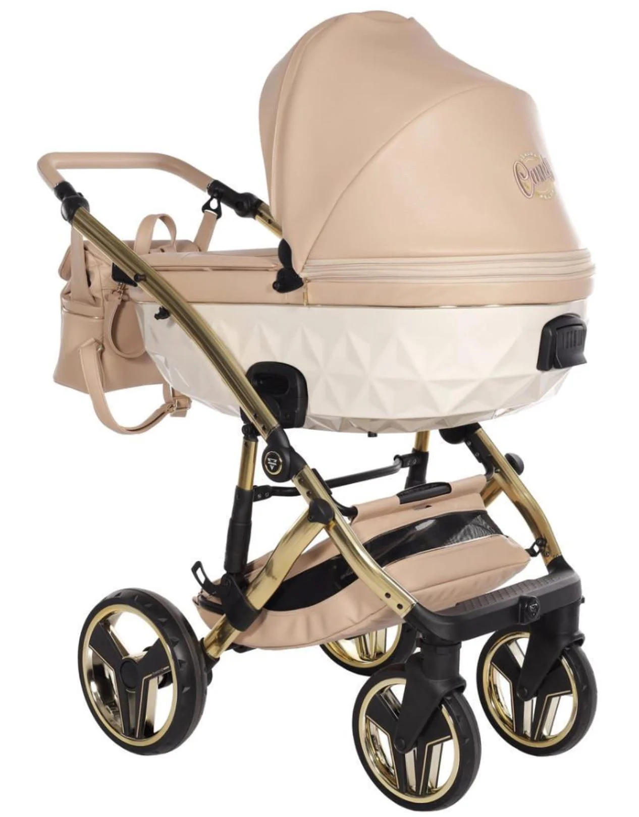 Carucior 2 in 1 Junama Candy Premium Bej foto