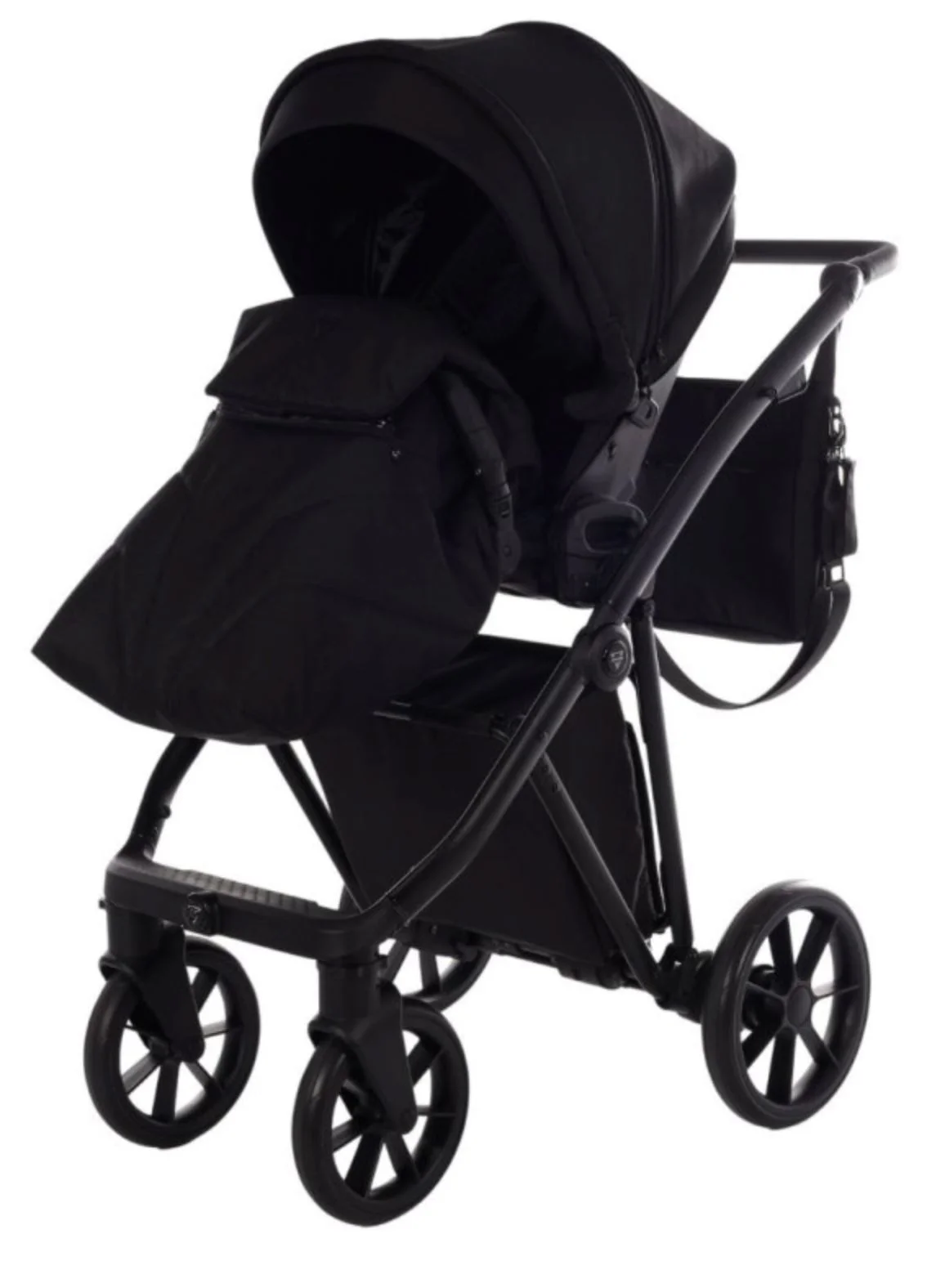 Carucior 2 in 1 Junama Space Negru foto