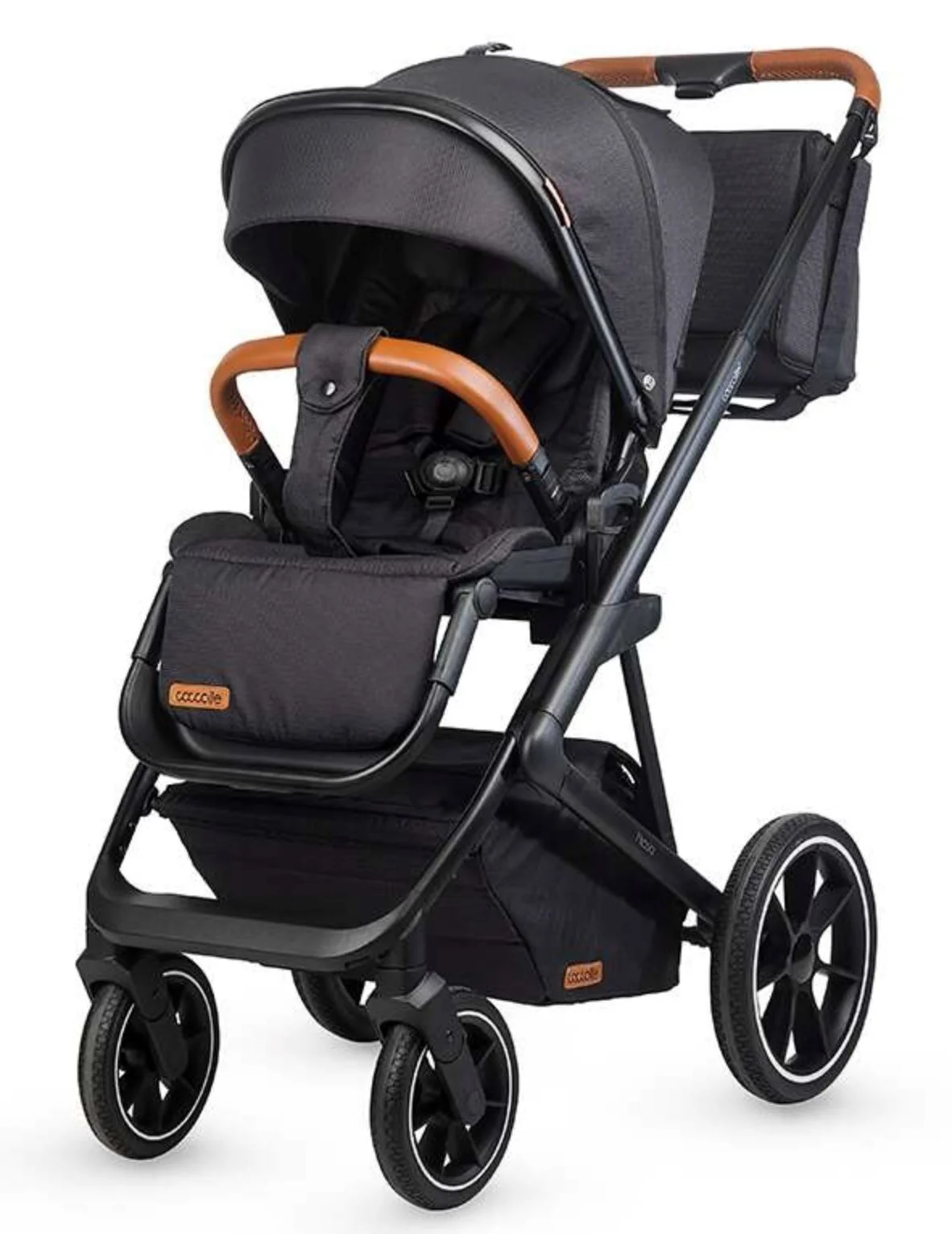Carucior 2 in 1 Coccolle Nessia Diamond Negru foto