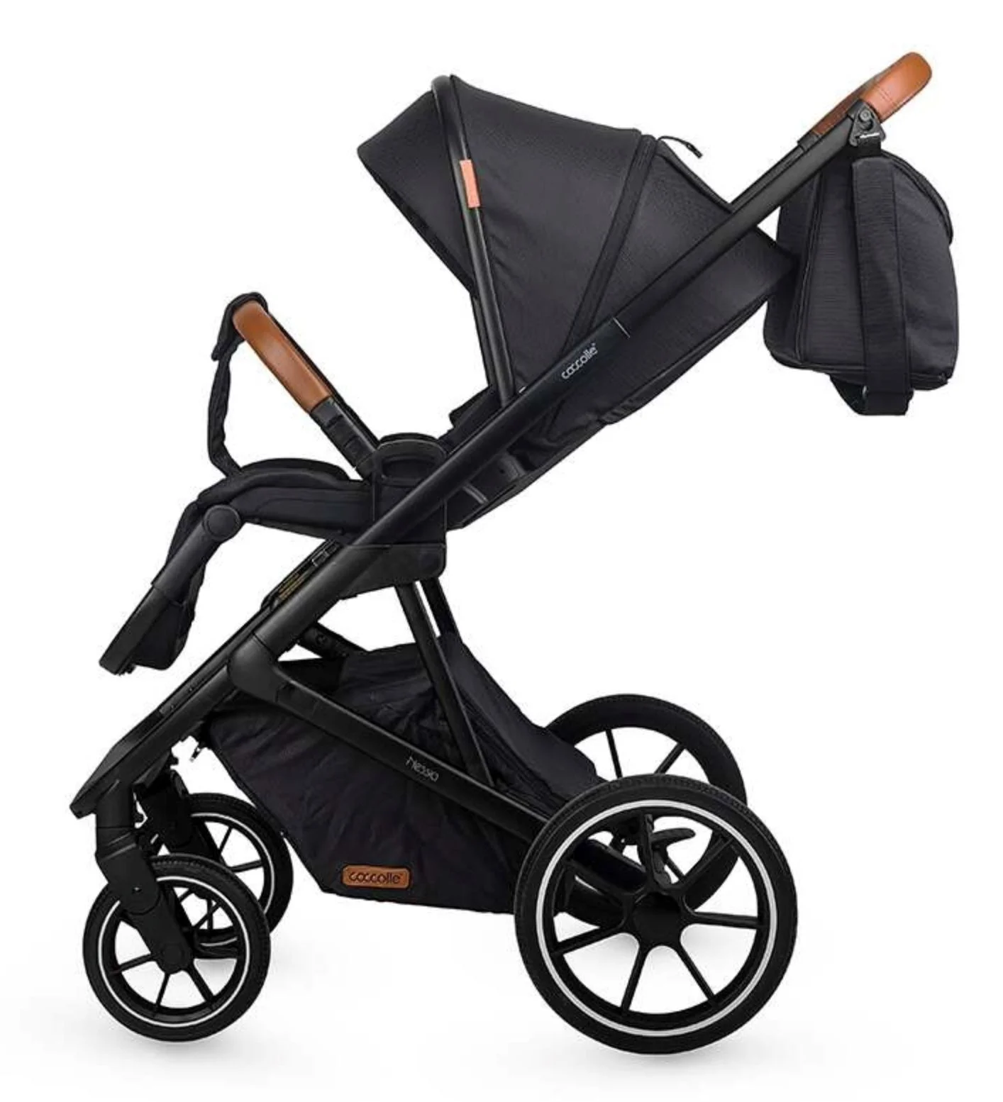 Carucior 2 in 1 Coccolle Nessia Diamond Negru foto