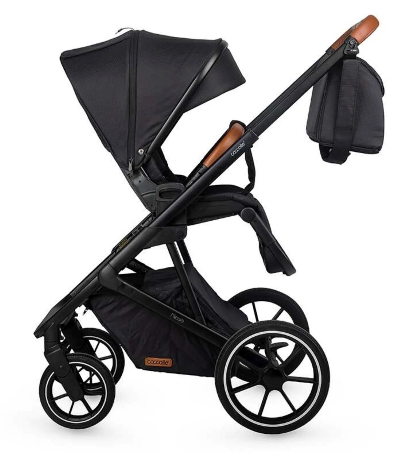 Carucior 2 in 1 Coccolle Nessia Diamond Negru foto