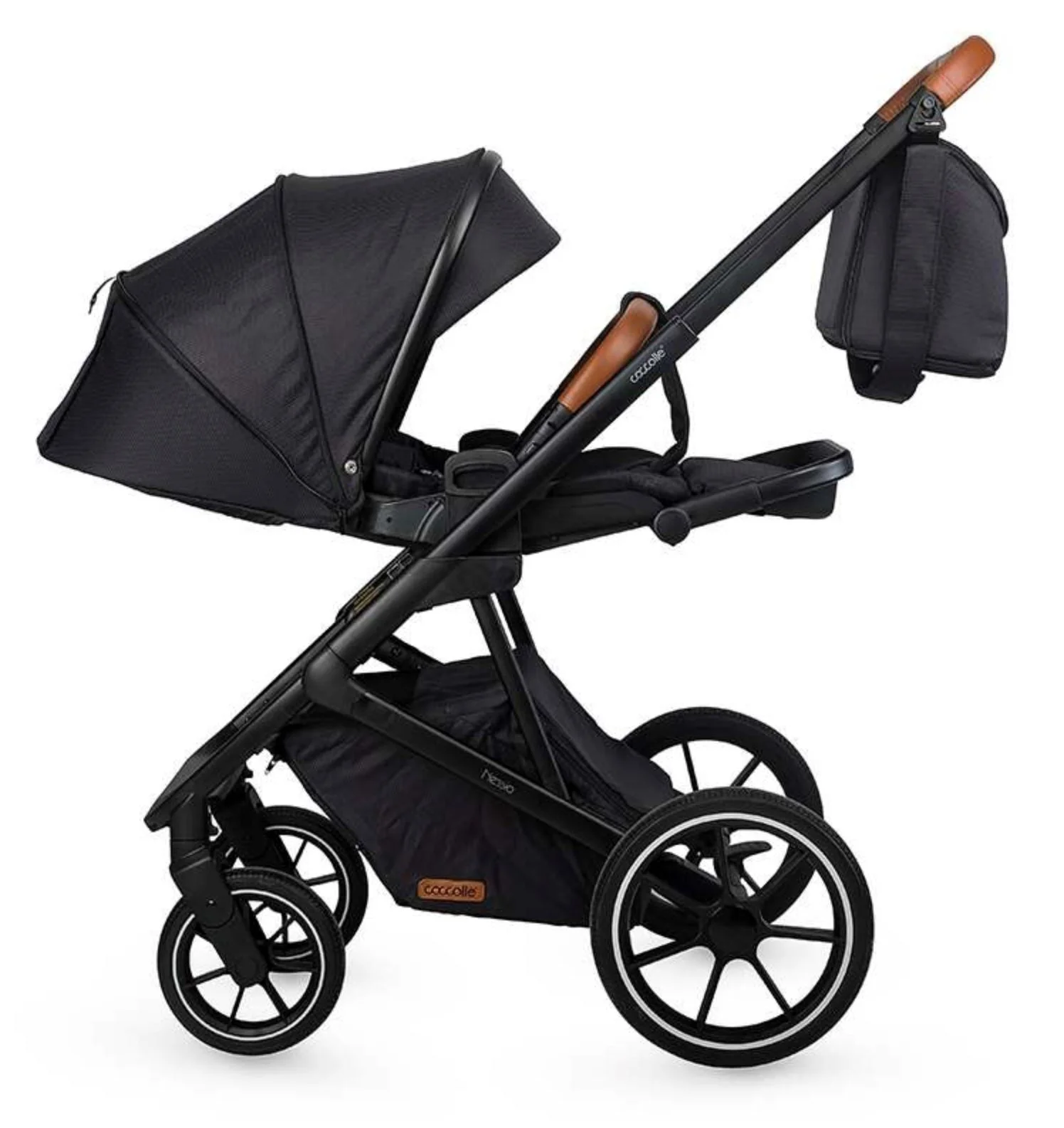 Carucior 2 in 1 Coccolle Nessia Diamond Negru foto