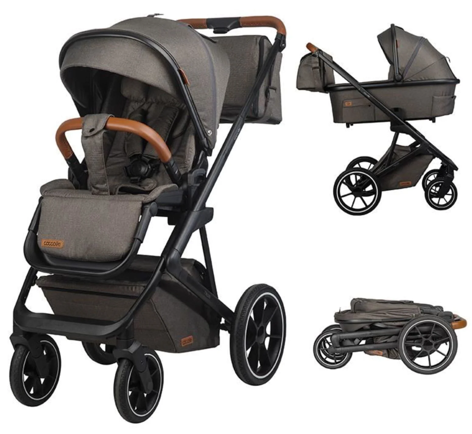 Carucior 2 in 1 Coccolle Nessia Anthracite foto