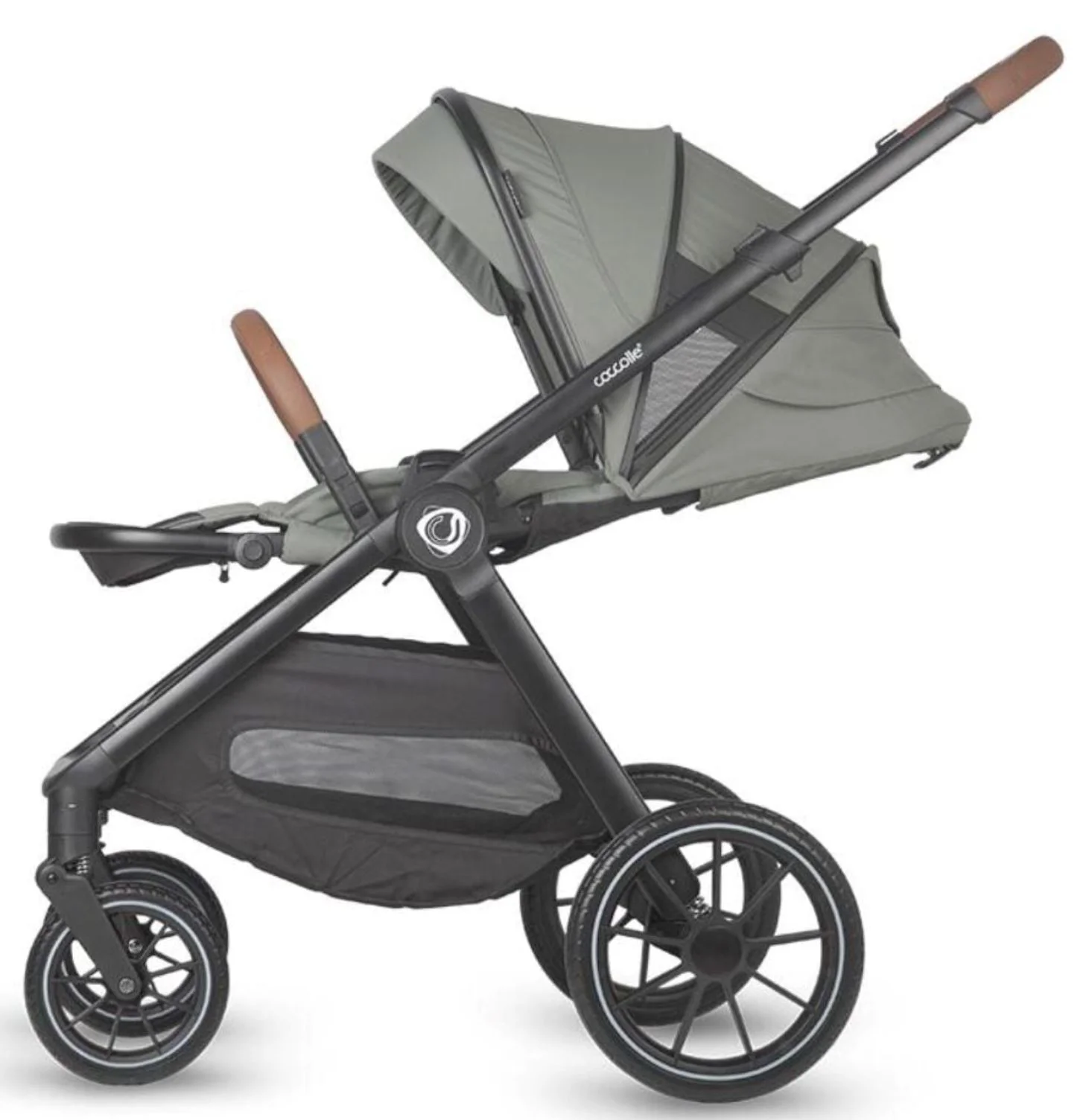 Carucior 2 in 1 Coccolle Aspen Moss Verde foto