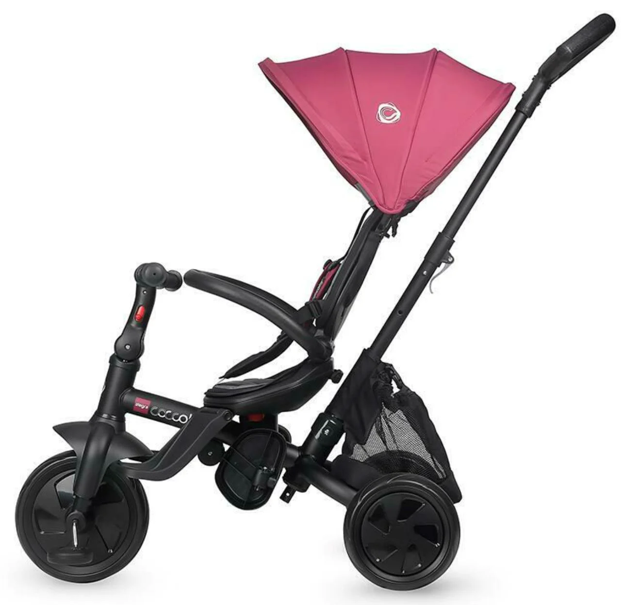 Tricicleta multifunctionala Coccolle Alegra Magenta foto