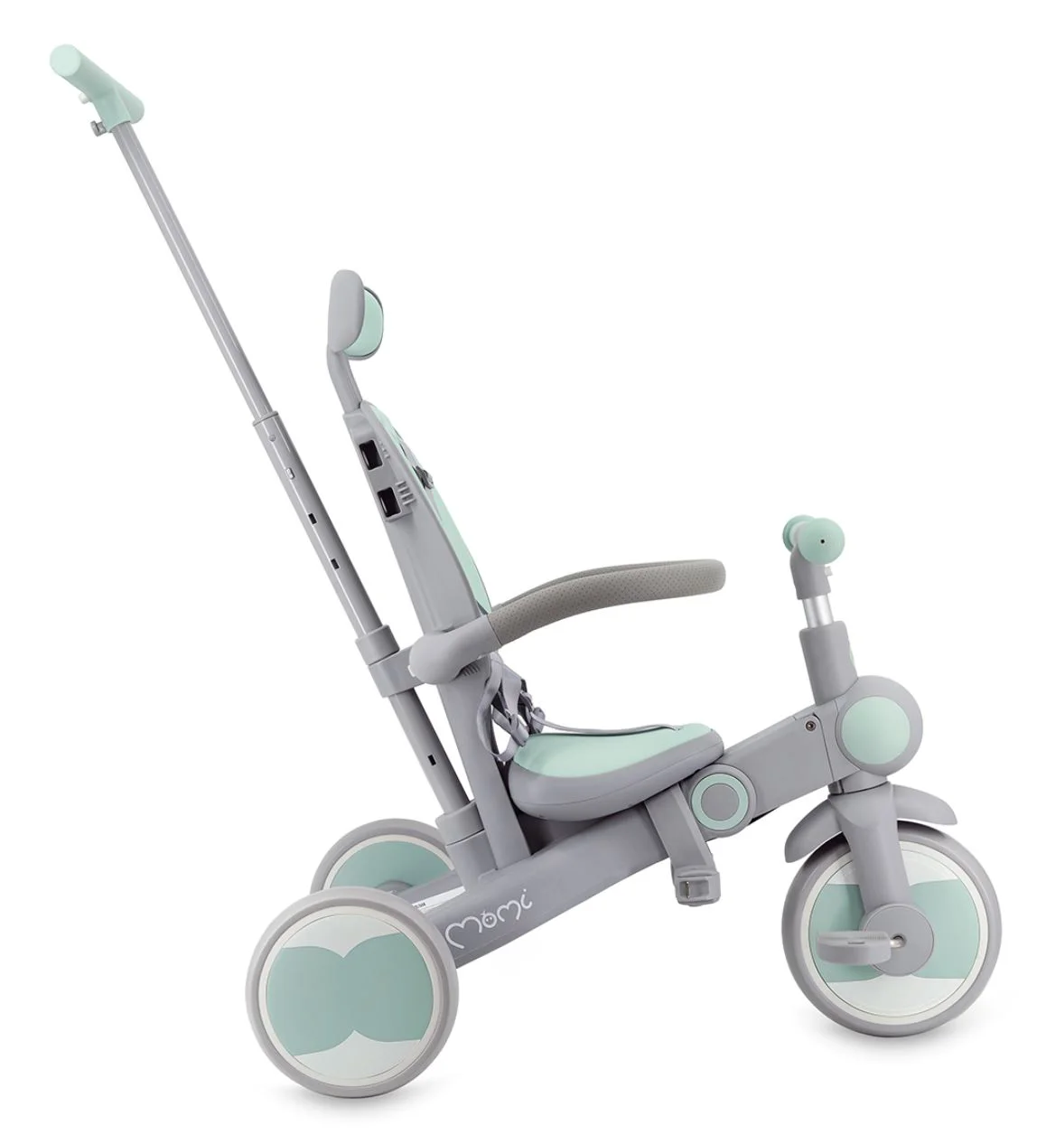 Tricicleta pentru copii 4 in 1 Momi Solivia Verde foto