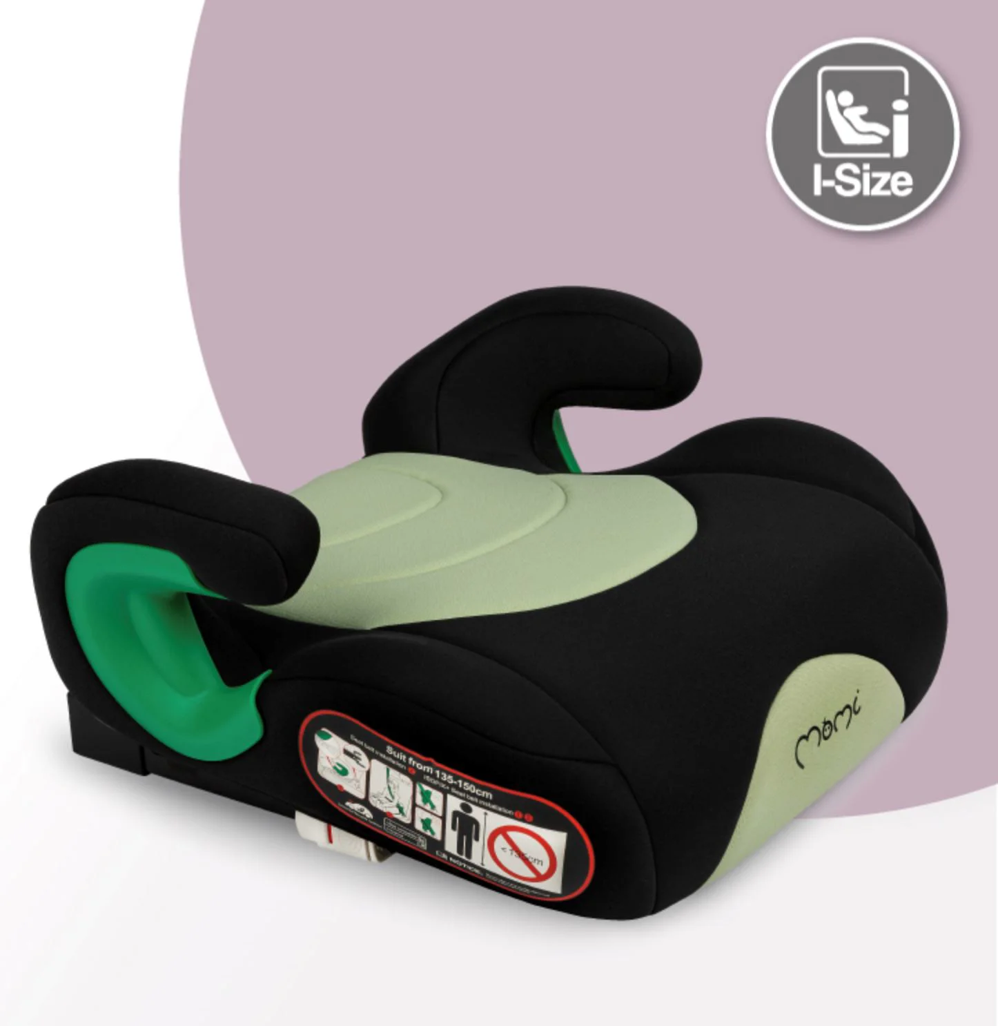 Scaun auto Momi Venko Booster, 15-35 kg, Verde foto