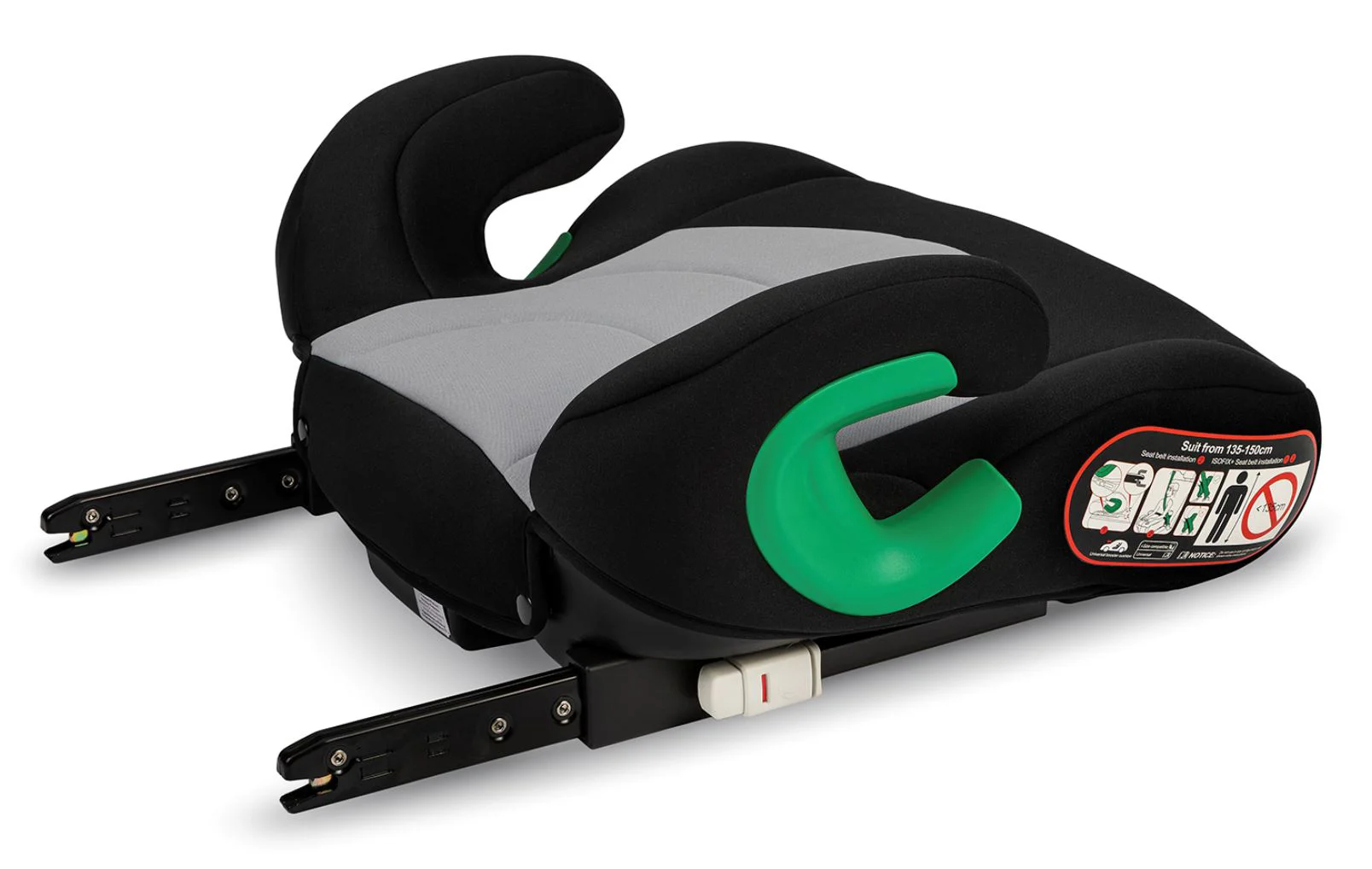Scaun auto Momi Venko Booster, 15-35 kg, Gri foto
