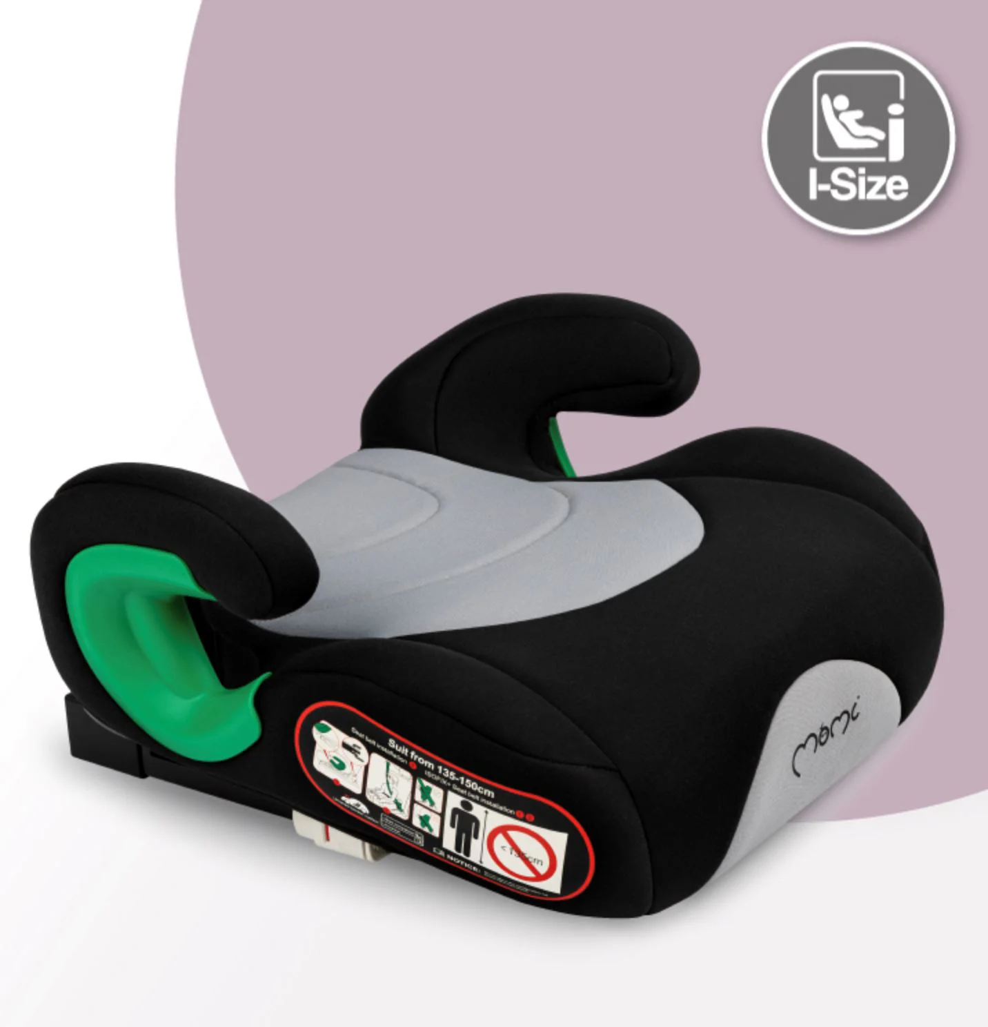 Scaun auto Momi Venko Booster, 15-35 kg, Gri foto