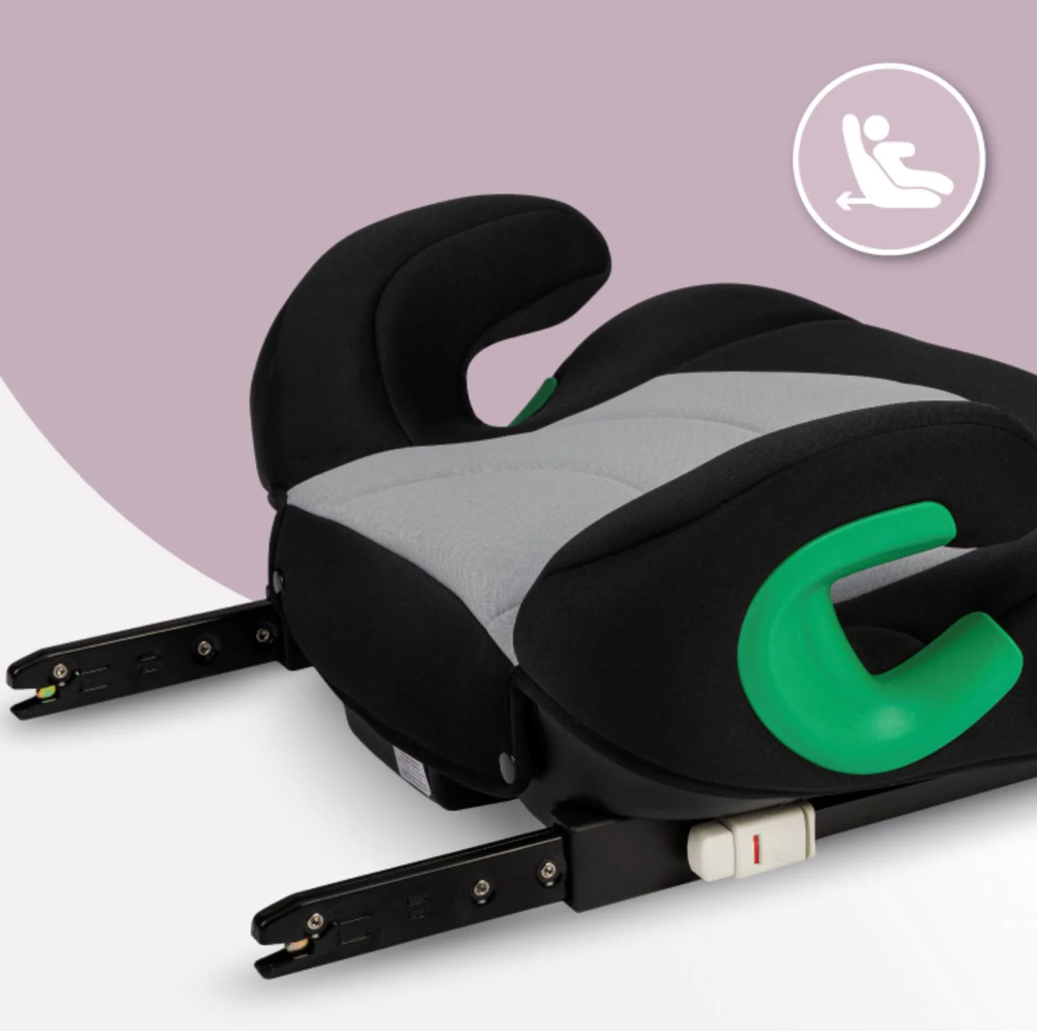 Scaun auto Momi Venko Booster, 15-35 kg, Gri foto