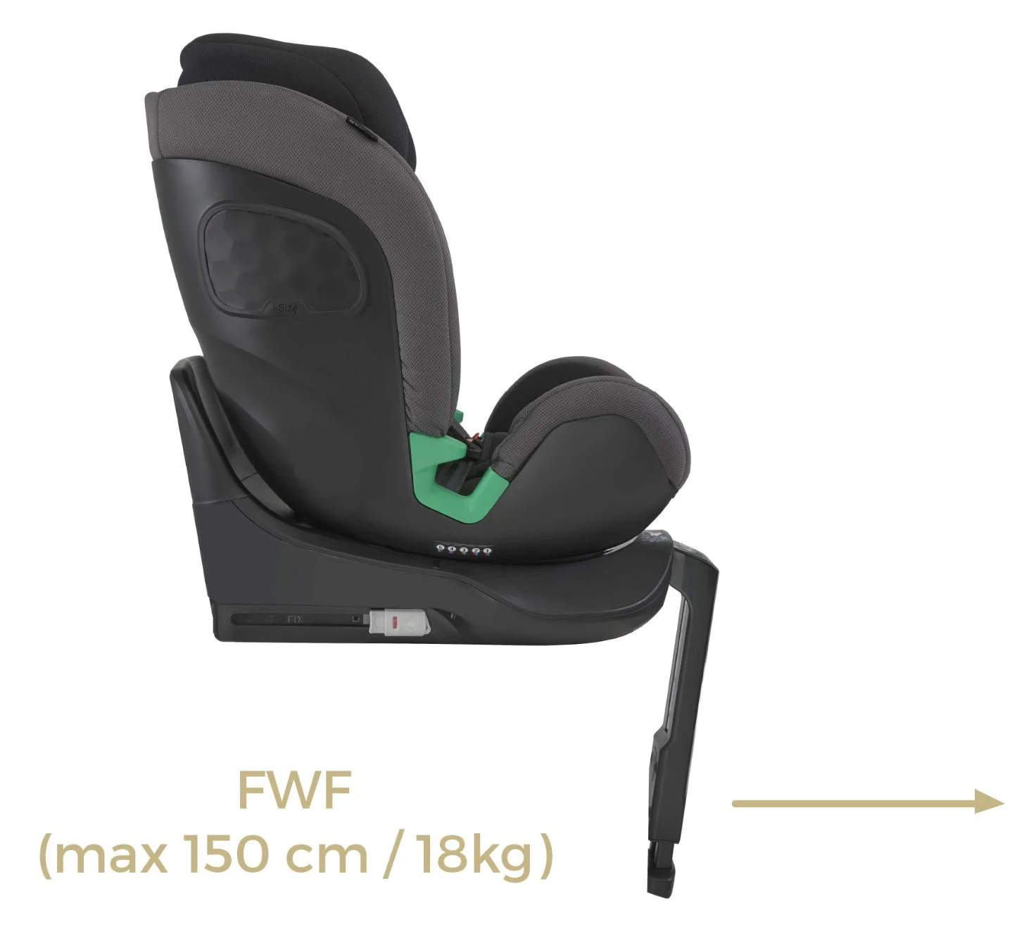 Автокресло Espiro Tau Fx 117, 0-36 кг, Графит foto