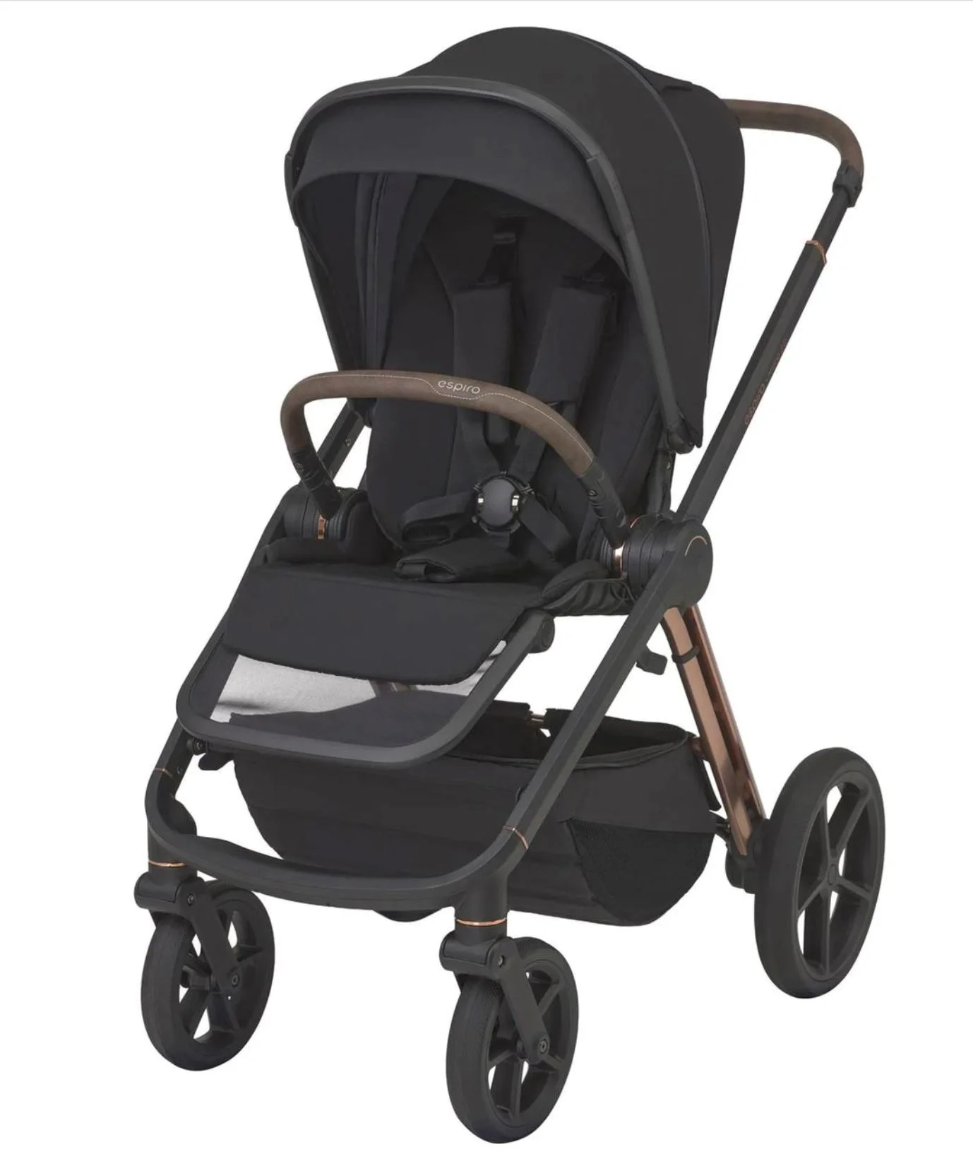 Carucior 2 in 1 Espiro Miloo 2.0 Negru foto