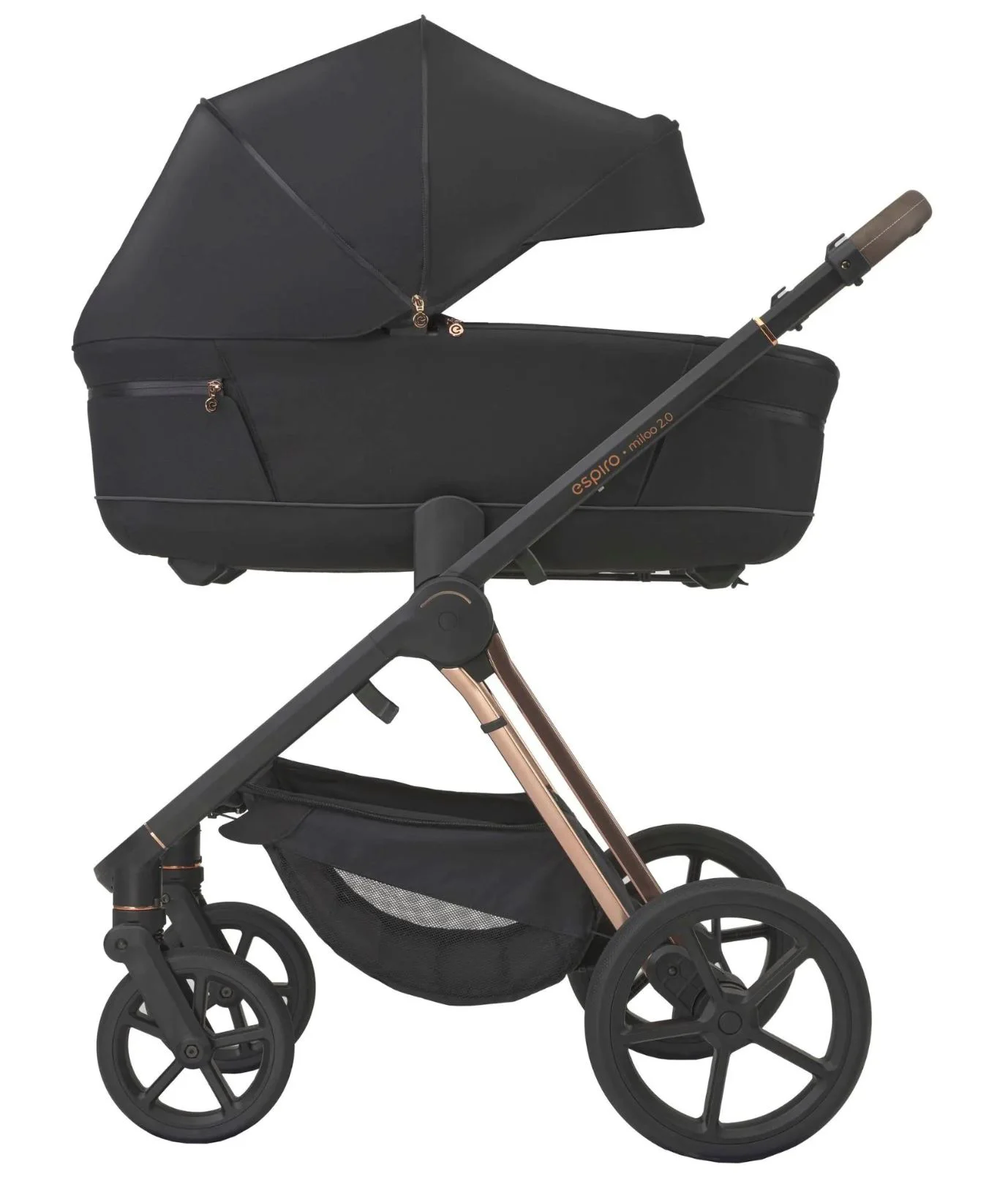 Carucior 2 in 1 Espiro Miloo 2.0 Negru foto