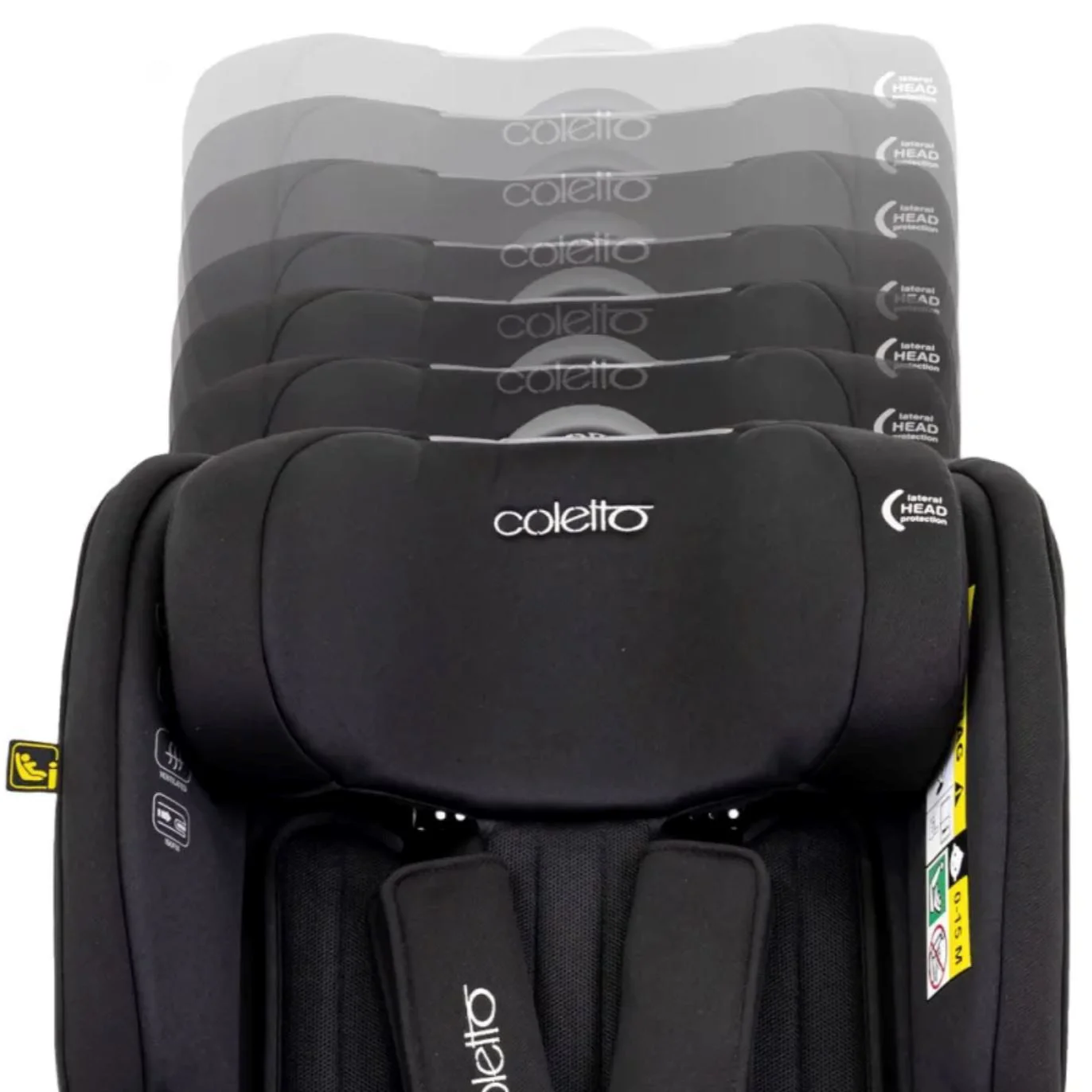 Scaun auto Coletto Ivo 360, 0-36kg, Gri foto
