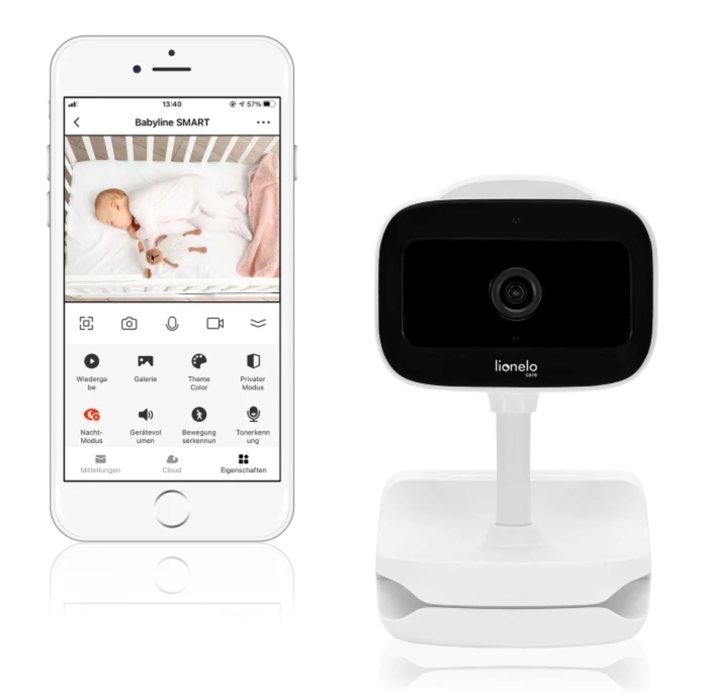 Camera video pentru bebelusi Lionelo Babyline Go foto