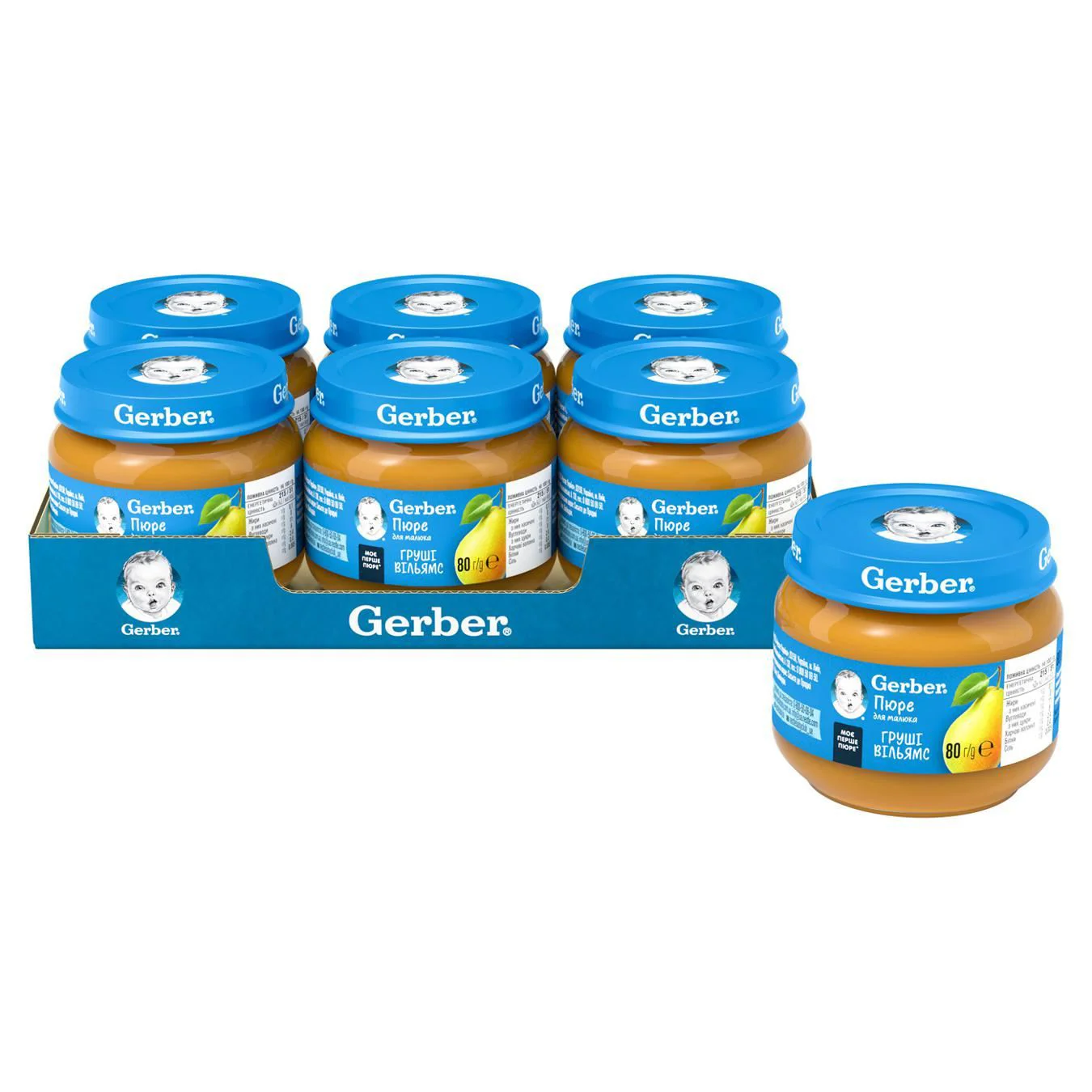 Piure Gerber din pere Williams (4+ luni), 80 g foto